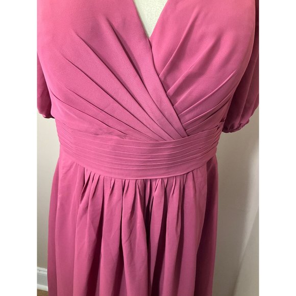 Pomuyoo Liliana Trendy Floor Length Chiffon Bridesmaid Dress    Size: 16W - Picture 7 of 15